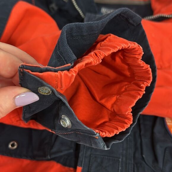 Polo Ralph Lauren USRL Reconnaissance Nautical Jacket In Orange And Navy Size L - Picture 13 of 15